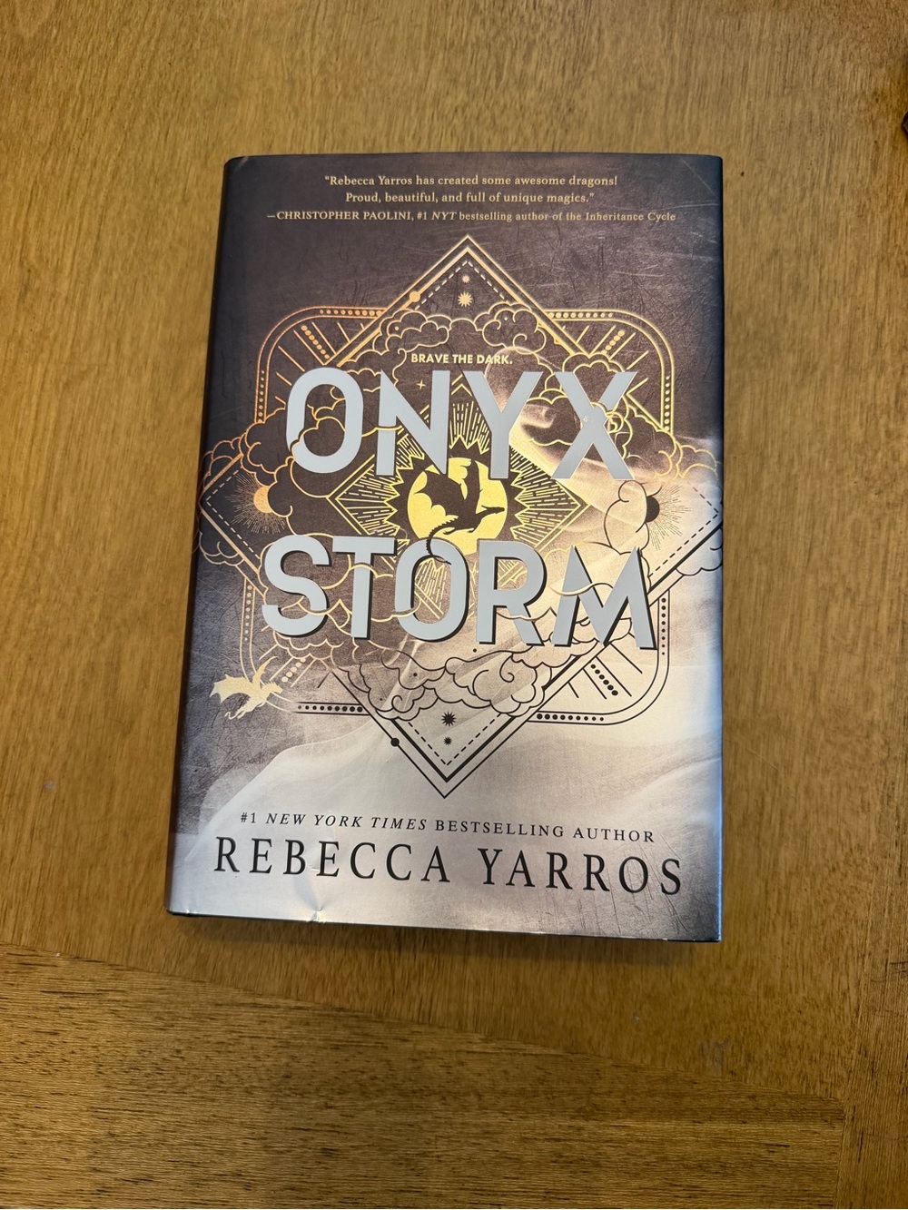 Onyx Storm Hardcover Book - Special Edition Spayed Edges